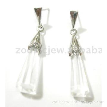 925 sterling silver earring with CZ setting